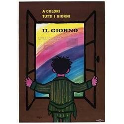 Italian advertising poster - IL GIORNO