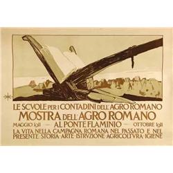 Italian advertising poster, agriculture