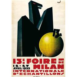 Italian advertising poster - MILAN