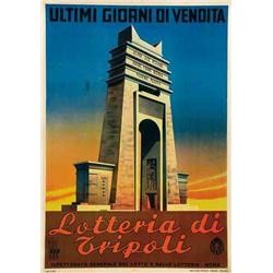 Italian advertising poster - TRIPOLI