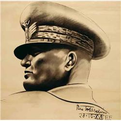 Advertising poster - MUSSOLINI