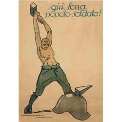 Advertising poster, politics propaganda