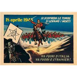 Advertising poster, politics propaganda