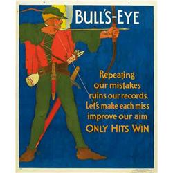 American propaganda poster - BULL'S EYE