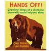 American propaganda poster - HAND OFF!