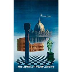 Advertising poster, aviation