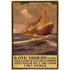 Advertising poster, navigation - LLOYD