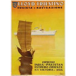 Advertising poster, navigation - LLOYD