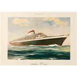 Advertising poster, navigation - DORIA