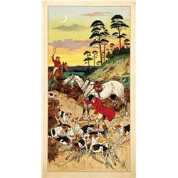 Advertising poster, horses  - VOLPE