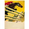 Advertising poster, horses