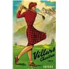 Advertising poster, golf  - VILLARS