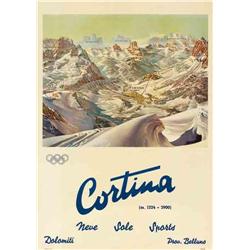 Advertising poster - CORTINA