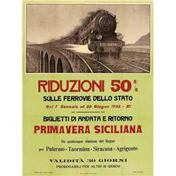Advertising poster, tourism  - SICILIA