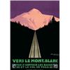Advertising poster, tourism  - MONT BLANC