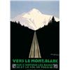 Advertising poster, tourism  - MONT BLANC