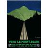Advertising poster, tourism  - MONT BLANC