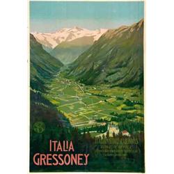 Advertising poster, tourism  - ITALIA