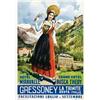 Advertising poster, tourism  - GRESSONE