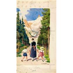 Advertising poster, tourism