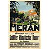 Advertising poster, tourism  - MERAN