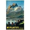 Advertising poster, tourism  - PILATUS