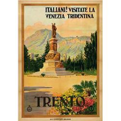 Advertising poster, tourism  - TRENTO