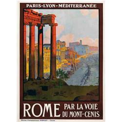 Advertising poster, tourism  - ROME