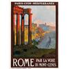Advertising poster, tourism  - ROME