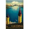 Advertising poster, tourism  - LUCERNA
