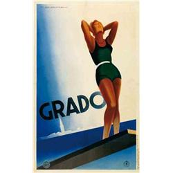 Advertising poster, tourism  - GRADO