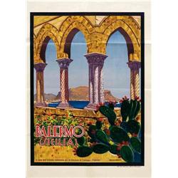 Advertising poster, tourism  - PALERMO