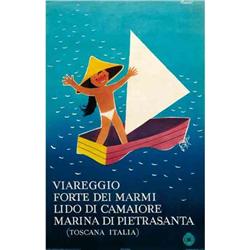 Advertising poster - VIAREGGIO
