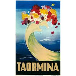 Advertising poster, tourism  - TAORMINA
