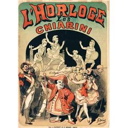 Advertising poster, shows  - L'HORLOGE