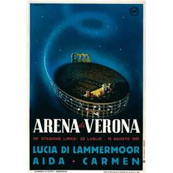 Advertising poster, shows  - VERONA