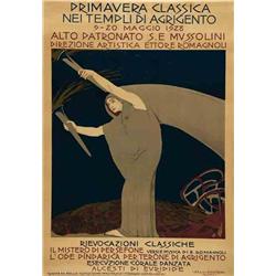 Advertising poster, shows  - PRIMAVERA
