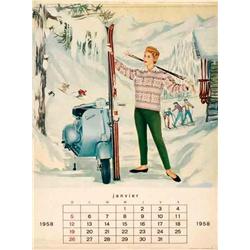 Advertising poster - VESPA