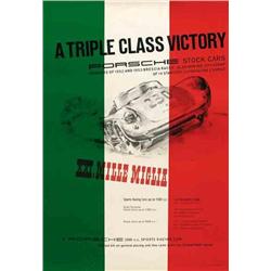 Advertising poster - PORSCHE