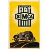 Image 1 : Advertising poster, automobiles  - FIAT
