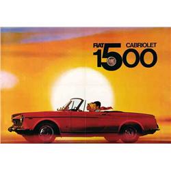 Advertising poster, automobiles  - FIAT