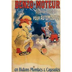 Advertising poster, automobiles