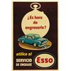 Image 1 : Advertising poster, automobiles  - ESSO
