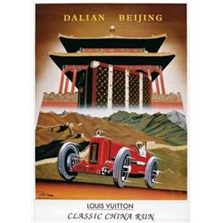 Advertising poster, automobiles