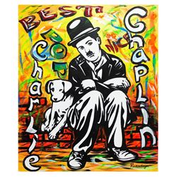 Nastya Rovenskaya- Original Oil on Canvas "A Dog's Life"