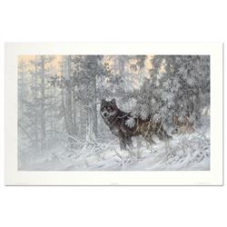 Larry Fanning (1938-2014), "Phantom of the North - Wolf" Limited Edition Lithograph, Numbered and Ha
