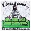Image 1 : Todd Goldman, "I Found Jesus" Hand Signed Original Painting on Canvas with Letter of Authenticity.