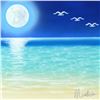 Image 2 : Dan Mackin, "Night Flight" Framed Original Oil Painting on Canvas Hand Signed with Letter of Authent