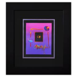 Peter Max- Original Mixed Media "Heart Suite III: Heart II Ver. I#128"