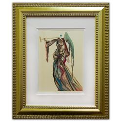 Salvador Dali- Original Color Woodcut on B.F.K. Rives Paper "Paradise 10"